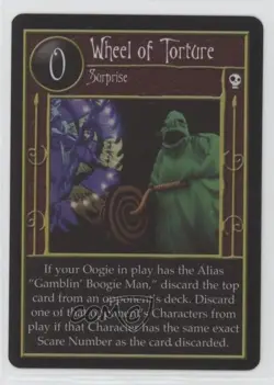 2005 The Nightmare Before Christmas Trading Card Game Wheel of Torture (Foil) - Image 1