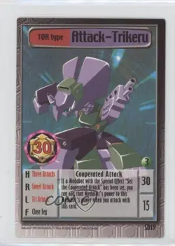 1999 Medabots Trading Card Game Starter Deck Attack-Trikeru #SD19 - Image 1