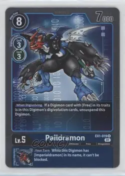 2021 Digimon Card Game - Classic Collection Rare Paildramon #EX1-019 - Image 1