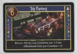 2005 The Nightmare Before Christmas Trading Card Game Toy Factory - Image 1