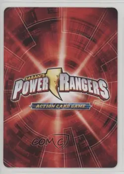 2013 Saban's Power Rangers - Action Card Game Red Megaforce Ranger #1-002 - Image 2