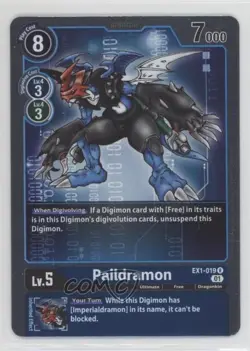 2021 Digimon Card Game - Classic Collection Rare Paildramon #EX1-019 - Image 1