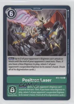 2021 Digimon Card Game - Release Special Ver 15 Positron Laser #BT3-104 - Image 1