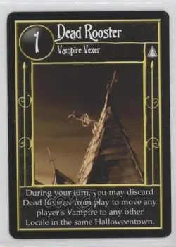 2005 The Nightmare Before Christmas Trading Card Game Dead Rooster - Image 1