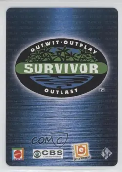 2001 Mattel/Upper Deck Entertainment Survivor Trading Card Game Gervase #1 - Image 2