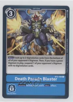 2021 Digimon Card Game - Release Special Ver 15 Death Parade Blaster #BT3-100 - Image 1