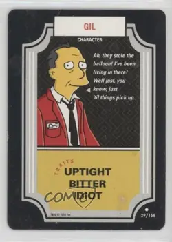 2003 The Simpsons: Trading Card Game Gil #29 - Image 1