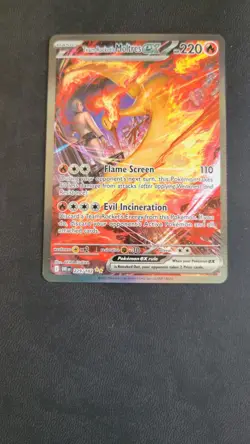 Pokemon TCG Team Rockets Moltres EX Destined Rivals Card 229/182 - Image 1
