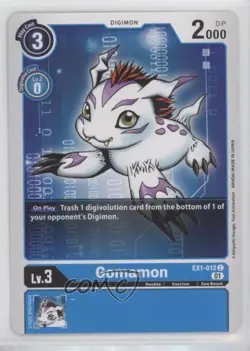 2021 Digimon Card Game - Classic Collection Gomamon #EX1-012 - Image 1