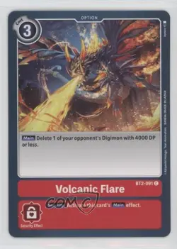 2021 Digimon Card Game - Release Special Ver 15 Volcanic Flare #BT2-091 - Image 1