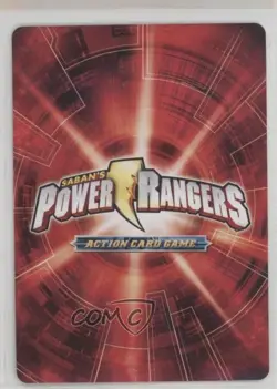 2013 Saban's Power Rangers - Action Card Game Green Lightspeed Rescue Ranger - Image 2