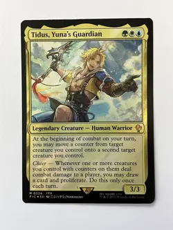 Tidus, Yuna's Guardian Surge FOIL NM FINAL FANTASY Magic the Gathering MTG - Image 1