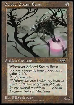 Soldevi Steam Beast (Facing Left) - Alliances # MTG Magic The Gathering - Image 1