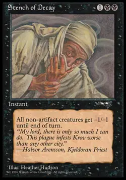 Stench of Decay (Covering Face) - Alliances # MTG Magic The Gathering - Image 1