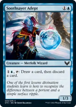 Soothsayer Adept - Strixhaven: School of Mages #055/275 MTG Magic The Gathering - Image 1