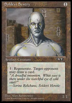 Soldevi Sentry (Close-up) - Alliances # MTG Magic The Gathering - Image 1