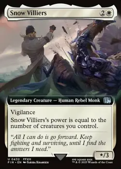 Snow Villiers - Extended Art - Final Fantasy #0432 MTG Magic The Gathering - Image 1