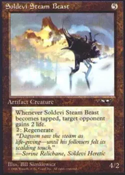 Soldevi Steam Beast (Facing Right) - Alliances # MTG Magic The Gathering - Image 1