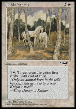 Noble Steeds (Trees) - Alliances # MTG Magic The Gathering - Image 1