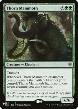 Thorn Mammoth - Near Mint MTG The List - Image 1