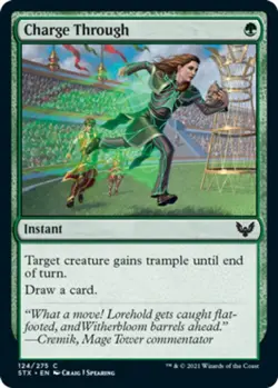 Charge Through - Strixhaven: School of Mages #124/275 MTG Magic The Gathering - Image 1