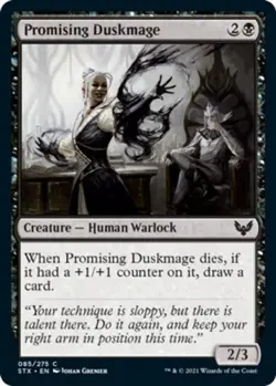 Promising Duskmage - Strixhaven: School of Mages #085/275 MTG Magic The Gatherin - Image 1