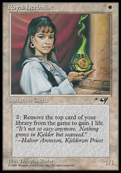 Royal Herbalist (Female) - Alliances # MTG Magic The Gathering - Image 1