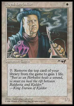 Royal Herbalist (Male) - Alliances # MTG Magic The Gathering - Image 1