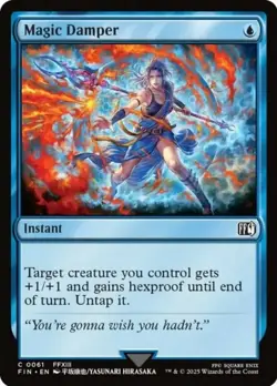 Magic Damper - Foil - Final Fantasy #0061 MTG Magic The Gathering - Image 1