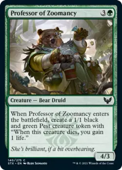 Professor of Zoomancy - Strixhaven: School of Mages #140/275 MTG Magic The Gathe - Image 1