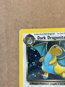 2000 Pokemon TCG Dark Dragonite Holo Rare Team Rocket Unlimited 5/82 WOTC - Image 3