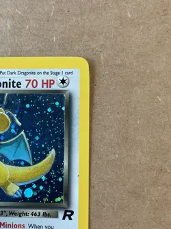 2000 Pokemon TCG Dark Dragonite Holo Rare Team Rocket Unlimited 5/82 WOTC - Image 4