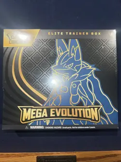 Pokemon TCG Mega Evolution Elite Trainer Box (Lucario) FACTORY SEALED IN HAND!! - Image 1