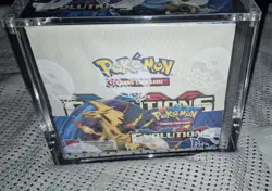 MINT Pokemon TCG XY Evolutions 2016 Sealed Booster Box with Acrylic Case - Image 1