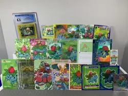 Pokemon Lot of 21 Cards and Stickers All Ivysaur #2 Ivysaur Only Pokemon Lot - Image 3