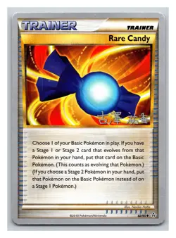 2010 Pokemon TCG World Championship Regular Rare Candy 82/95 Non-Holo PP10 - Image 1