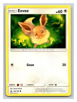Eevee 104/156 - Ultra Prism - Common - Pokemon Card TCG PP7 - Image 1