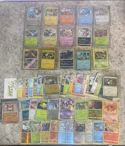Pokemon Mixed Card Lot 60 Cards Vintage 1995-2024 Most Holo - Image 1