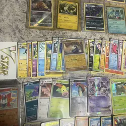 Pokemon Mixed Card Lot 60 Cards Vintage 1995-2024 Most Holo - Image 5