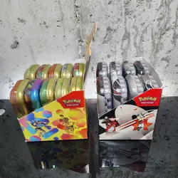 Pokemon TCG 151 + Black Bolt And White Flare Unova Mini Tins and Display - Image 2