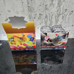 Pokemon TCG 151 + Black Bolt And White Flare Unova Mini Tins and Display - Image 3
