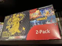 Pokemon TCG Surging Sparks Elite Trainer Box ETB 2-Pack Booster Bundle SEALED - Image 1
