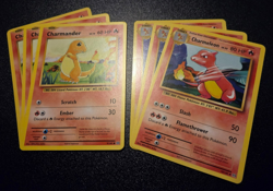 Charmander (3x) & Charmeleon (3x) - Evolutions - Pokemon Cards mini-set - Image 1