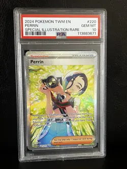 Pokemon Perrin Twilight Masquerade Special Illustration Rare #220 PSA 10 - Image 1