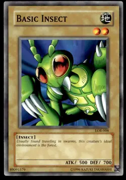 Basic Insect The Legend of Blue Eyes White Dragon LOB-008 MP YuGiOh TCG | Buy 10 - Image 1