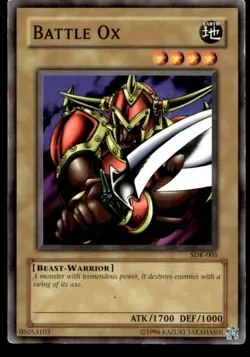 Battle Ox Starter Deck: Kaiba SDK-005 MP YuGiOh TCG | Buy 10 Get 10 Free - Image 1