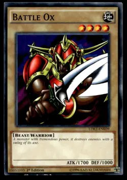 Battle Ox Legendary Decks II LDK2-ENK09 MP YuGiOh TCG | Buy 10 Get 10 Free - Image 1