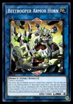 Beetrooper Armor Horn 2022 Tin of the Pharaoh's Gods MP22-EN176 MP YuGiOh TCG | - Image 1