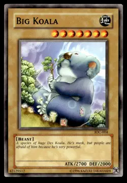Big Koala Invasion of Chaos IOC-004 MP YuGiOh TCG | Buy 10 Get 10 Free - Image 1
