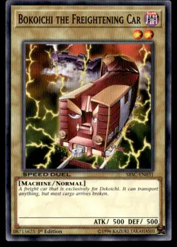 Bokoichi the Freightening Car Speed Duel: Scars of Battle SBSC-EN031 MP YuGiOh T - Image 1